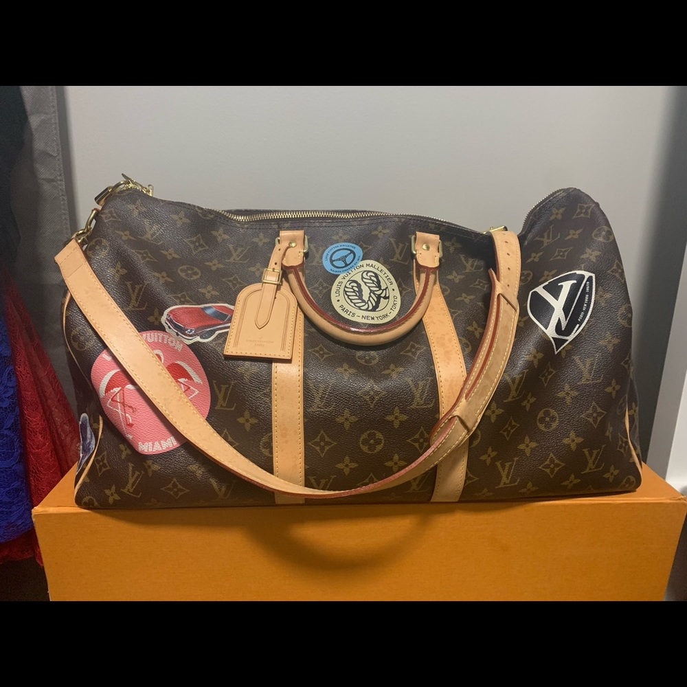 Louis Vuitton Keepall 50 in Monogram World Tour